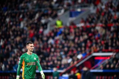 LEVERKUSEN, GERMANY - 1 OCTOBER, 2025: Matej Kovar - The UEFA Champions League football match between Bayer 04 Leverkusen vs PSV Eindhoven at BayArena.