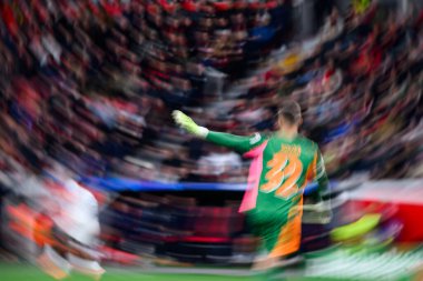 LEVERKUSEN, GERMANY - 1 OCTOBER, 2025: Matej Kovar - The UEFA Champions League football match between Bayer 04 Leverkusen vs PSV Eindhoven at BayArena.