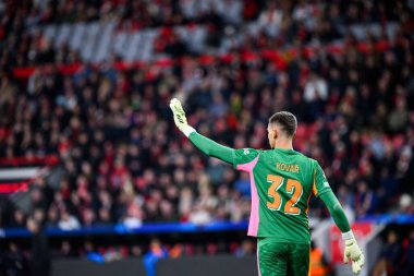 LEVERKUSEN, GERMANY - 1 OCTOBER, 2025: Matej Kovar - The UEFA Champions League football match between Bayer 04 Leverkusen vs PSV Eindhoven at BayArena.