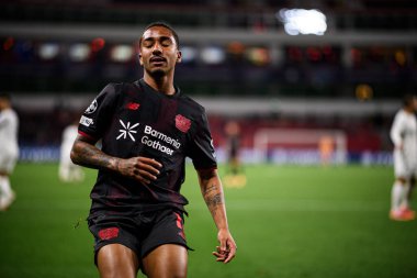 LEVERKUSEN, GERMANY - 1 OCTOBER, 2025: Arthur - The UEFA Champions League football match between Bayer 04 Leverkusen vs PSV Eindhoven at BayArena.