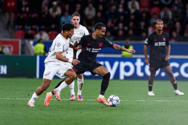 LEVERKUSEN, GERMANY - 1 OCTOBER, 2025: Arthur - The UEFA Champions League football match between Bayer 04 Leverkusen vs PSV Eindhoven at BayArena.