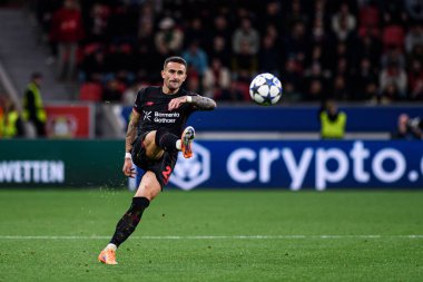 LEVERKUSEN, GERMANY - 1 OCTOBER, 2025: Aleix Garcia - The UEFA Champions League football match between Bayer 04 Leverkusen vs PSV Eindhoven at BayArena.