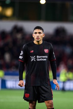 LEVERKUSEN, GERMANY - 1 OCTOBER, 2025: Equi Fernandez - The UEFA Champions League football match between Bayer 04 Leverkusen vs PSV Eindhoven at BayArena.