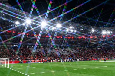 LEVERKUSEN, GERMANY - 1 OCTOBER, 2025:  - The UEFA Champions League football match between Bayer 04 Leverkusen vs PSV Eindhoven at BayArena.