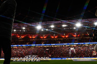LEVERKUSEN, GERMANY - 1 OCTOBER, 2025:  - The UEFA Champions League football match between Bayer 04 Leverkusen vs PSV Eindhoven at BayArena.