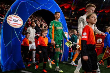 LEVERKUSEN, GERMANY - 1 OCTOBER, 2025: Matej Kovar - The UEFA Champions League football match between Bayer 04 Leverkusen vs PSV Eindhoven at BayArena.