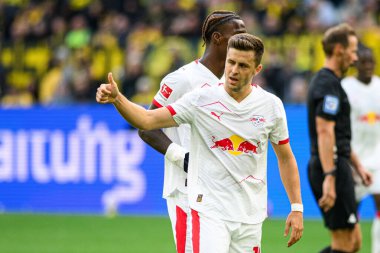 DORTMUND, GERMANY - 4 ECTOBER, 2025: Christoph Baumgartner - 1.Bundesliga maçı Borussia Dortmund vs RB Leipzig at Signal Iduna Park.