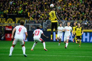 DORTMUND, GERMANY - 4 ECTOBER, 2025: Serhou Guirassy - 1.Bundesliga maçı Borussia Dortmund - RB Leipzig 'e karşı Signal Iduna Park.