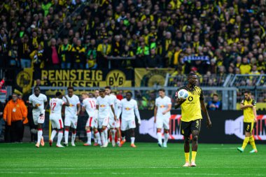 DORTMUND, GERMANY - 4 ECTOBER, 2025: Serhou Guirassy - 1.Bundesliga maçı Borussia Dortmund - RB Leipzig 'e karşı Signal Iduna Park.