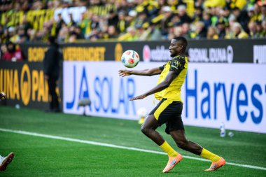 DORTMUND, GERMANY - 4 ECTOBER, 2025: Serhou Guirassy - 1.Bundesliga maçı Borussia Dortmund - RB Leipzig 'e karşı Signal Iduna Park.