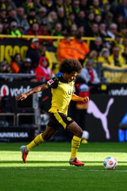DORTMUND, GERMANY - 4 Ekim 2025: Karim Adeyemi - 1.Bundesliga maçı Borussia Dortmund - RB Leipzig 'e karşı Signal Iduna Park.