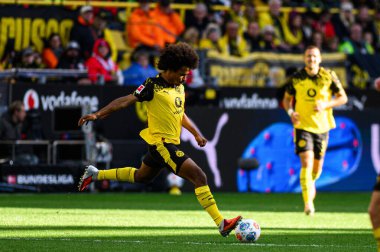 DORTMUND, GERMANY - 4 Ekim 2025: Karim Adeyemi - 1.Bundesliga maçı Borussia Dortmund - RB Leipzig 'e karşı Signal Iduna Park.