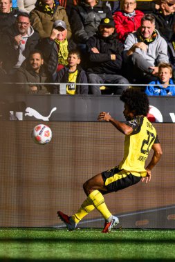 DORTMUND, GERMANY - 4 Ekim 2025: Karim Adeyemi - 1.Bundesliga maçı Borussia Dortmund - RB Leipzig 'e karşı Signal Iduna Park.