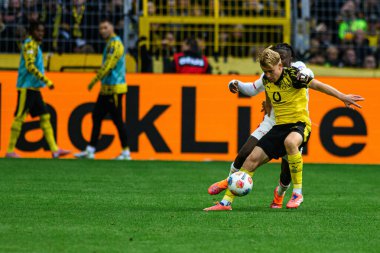 DORTMUND, GERMANY - 4 Ekim 2025: Daniel Svensson - 1.Bundesliga maçı Borussia Dortmund - RB Leipzig 'e karşı Signal Iduna Park.