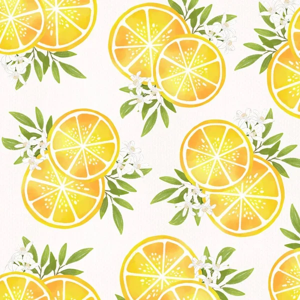 黄色和浅绿色的柠檬背景 — 图库照片