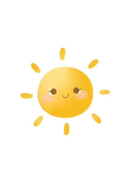 This can use for education of weather chart. This is a Sunny icon.