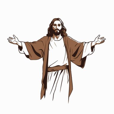 Açık Elli İsa Logosu, Hıristiyanlık, Sembol, Simge, Şekil.