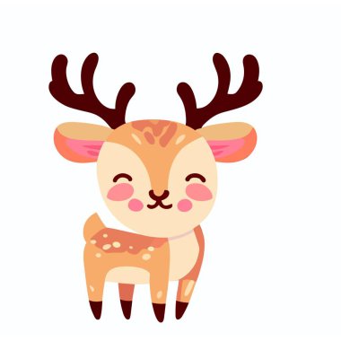 Deer, Cute Deer Graphic for Wildlife and Forest Concepts clipart