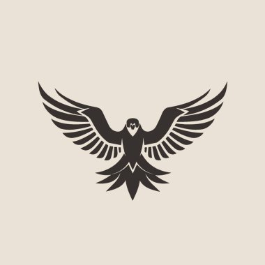 Kartal Logo Kuşu, Raptor, Predator, Vahşi Yaşam, Simge.