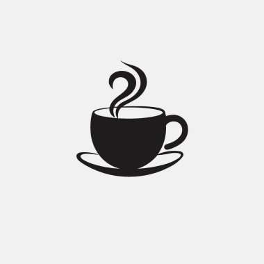 Kahve fincanı logosu sanat içeceği, içecek, kafe, simge, sıcak.