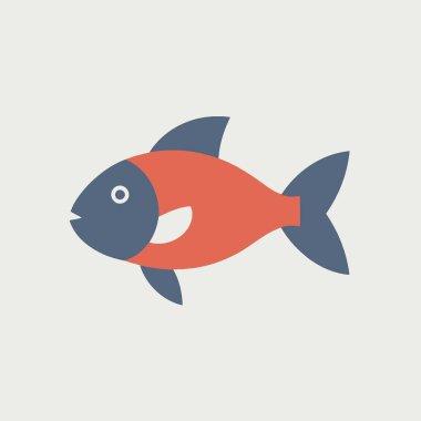 Flat Vector Sanat Denizcisi, Sucul, Vahşi Yaşam, Hayvan, Simge.