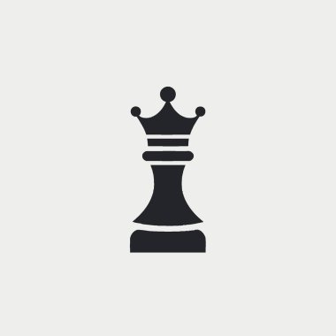 Satranç Kralı Logo Oyunu, Strateji, Satranç, Kral, Simge.