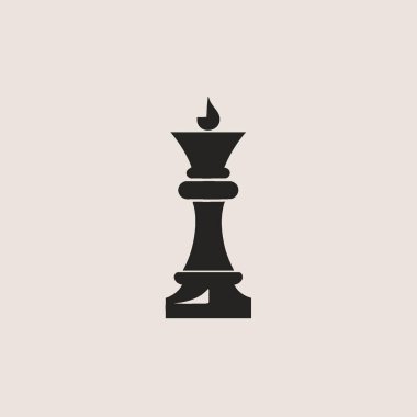 Satranç Parçası Logo Biçimli Vektör Sanat Oyunu, Strateji, Satranç, Simge, Sembol.