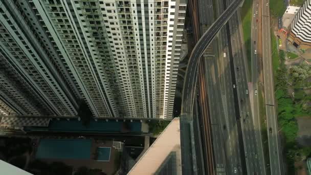 Vista Aérea Capital Malaya Kuala Lumpur Luz Del Día Ciudad — Vídeos de Stock