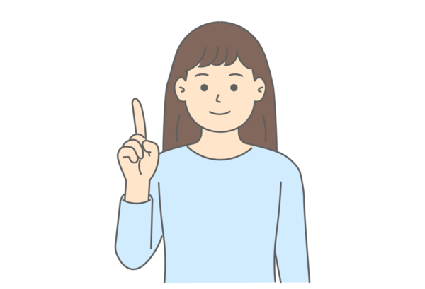 İşaret Parmağı ile Yukarı Gösteren Kadın