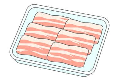 Paketlenmiş Domuz Göbeği (Çizim)