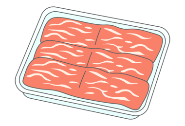 Paketli Dilimlenmiş Et (İllüstrasyon)