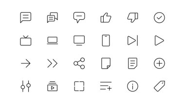 Web icon set. Website set icon vector. for computer and mobil