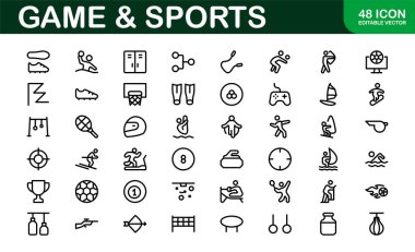 Premium Spor Simgesi Tasarımları - Web siteleri, Uygulamalar ve Spor Pazarlaması için Şık ve Fonksiyonel