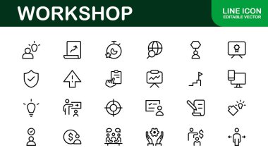 Yaratıcı Atölye Simgesi Seti - Araçlar, Bakım ve Kendi Temalı Projeler İçin Mükemmel