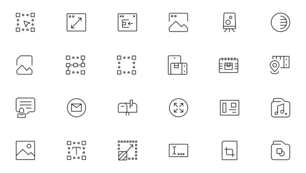 Программирование Набора Иконок Коллекция Иконок Разработки Векторная Иллюстрация Символов Программиста — стоковый вектор