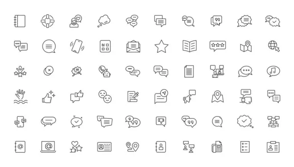 Customer Service Icon Set Containing Customer Satisfied Assistance Experience Feedback — Wektor stockowy