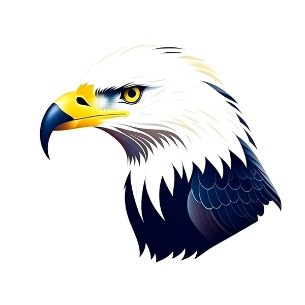 Adler Logo Charakter Illustration Vektor — Stockfoto