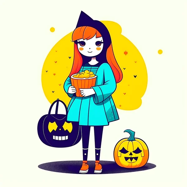 Halloween Costume Halloween Illustration — Stock Photo, Image