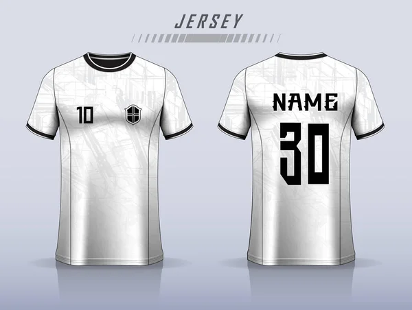 Shirt Sport Mockup Template Ontwerp Voor Voetbal Jersey Voetbal Kit — Stockvector