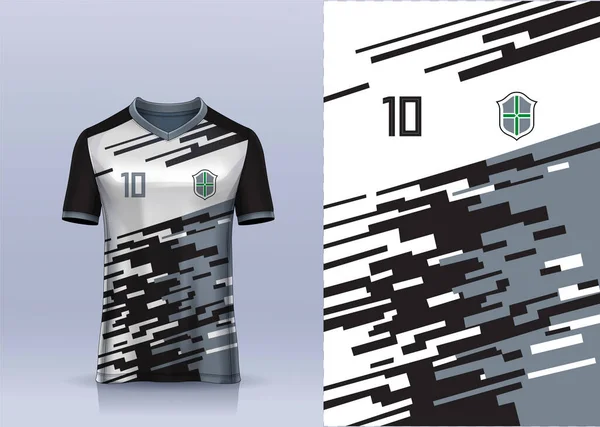 Wektor Piłka Nożna Jersey Szablon Sport Koszula Projekt — Wektor stockowy