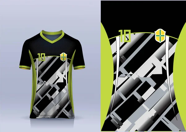 Vector Camiseta Fútbol Plantilla Deporte Camiseta Diseño — Archivo Imágenes Vectoriales