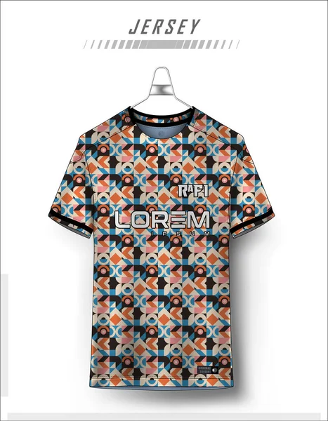 Modèle Conception Sport Shirt Modèle Maillot Football Pour Club Football — Image vectorielle