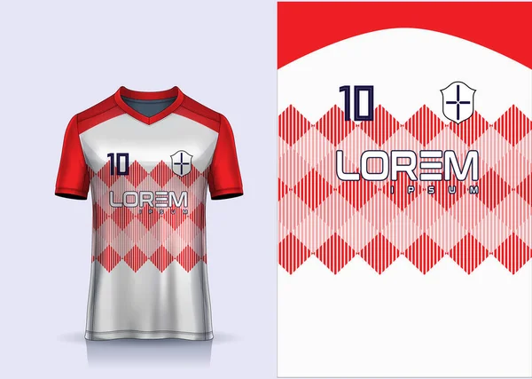 Conception Maillot Football Vectoriel Pour Conception Shirt Sport Sublimation — Image vectorielle