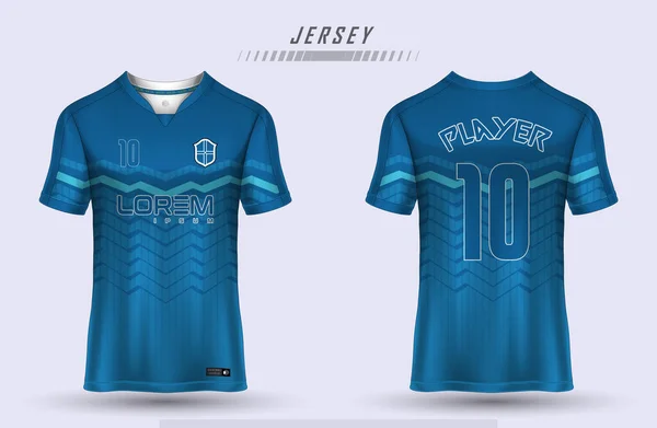 Wektor Piłka Nożna Jersey Projekt Dla Sublimacji Sportowe Projekt Koszulki — Wektor stockowy