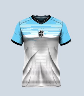 Tişört spor tasarım şablonu, futbol kulübü için futbol forması modeli