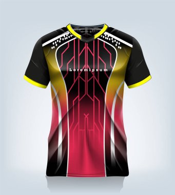 tekstil, kumaş, taklit, arka, düz, forma, teçhizat, desen, gömlek, spor, model, spor giyim, futbol, vektör, şablon, giysi, giysi