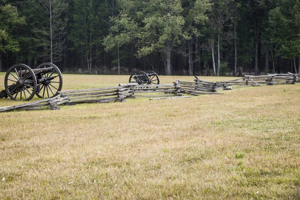 南北戦争時代 ルイジアナ州のポートハドソンで大砲 高品質の写真 — ストック写真