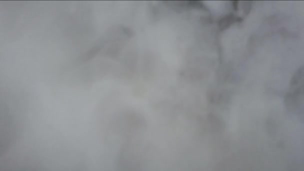 Dry Ice Boiling Vapor Dense Background Halloween Spooky High Quality — Stock Video