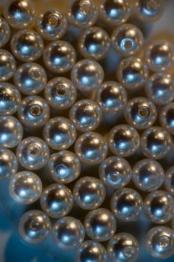 Mücevherler için inci makro. Yüksek kalite fotoğraf