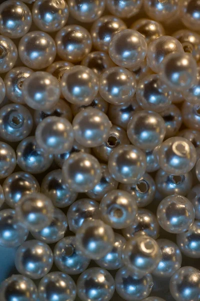 Makro Aus Perlen Für Schmuck Hochwertiges Foto — Stockfoto